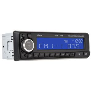 Zerone 4 /× 60 W Autoradio Single DIN pour Voiture Lecteur st/ér/éo Bluetooth MP5 Mains Libres st/ér/éo pour Voiture Support MP3//MP5//USB /Écran LCD avec t/él/écommande