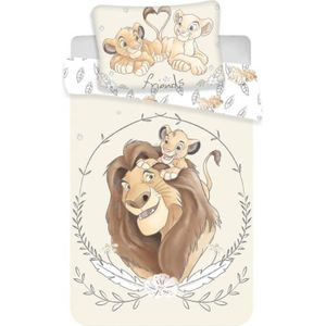 Roi Lion - Timon et Pumbaa - Parure de couette 140x200 + taie d'oreiller -  HOMEROKK - Cdiscount Maison