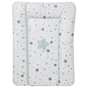 BABYCALIN Matelas a Langer Luxe 50 x 70 cm Etoile Gris Toise Imprimée