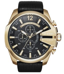 Montre diesel 2025 homme cuir marron