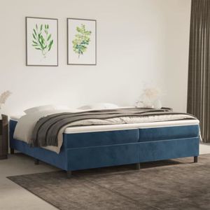 SOMMIER Cadre de lit à sommier tapissier - DUOKON - Fangmi