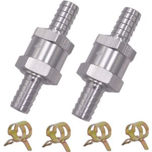 WOVELOT Clapet Anti-Retour Valve a Carburant Gasoil gazole Aluminium 8mm 