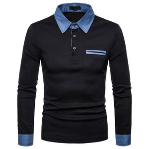3 Homme Weekend Offender neige Carreaux Col Polo Shirt Dans Anthracite-Manches courtes
