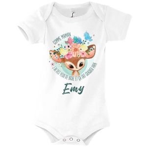 BODY Emy | Body bébé prénom fille | Comme Maman yeux de