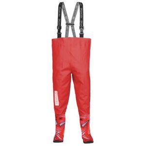 WADERS - COMBI PÊCHE 3Kamido Enfant Cuissardes de pêche 21-36 EU, Taille Ajustable, Waders, Bottes de pêche - SPIDER rouge