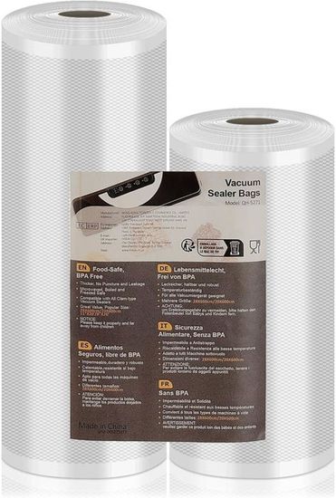 Rouleau De Film Alimentaire Sous Vide 28 Cm X 30 M - Sans BPA, Réutilisable, Compatible Toutes Machines | Conservation Aliments