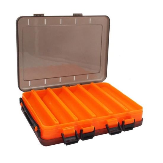 Boîtes De Rangement Pour Pêche - Lot De 2 Boîtes Avec 10 Compartiments - PVC Léger Et Durable - Pour Hameçons, Leurres, émerillons - 4