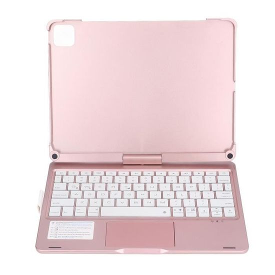 Étui Clavier Magnétique Rotatif 360° Pour Huawei Matepad 11.5 (2023) - Clavier Bluetooth Espagnol Amovible Avec Porte-crayon - Violet