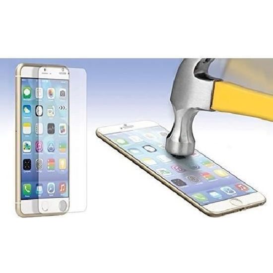 Protection Verre Trempé Avant + Arrière Pour IPhone 8/7/6/S - Dureté 9H Anti-Rayures
