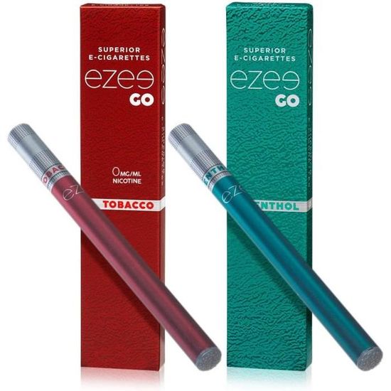 Ezee Go Cigarette électronique Jetable Saveur Tabac et Menthol Sans