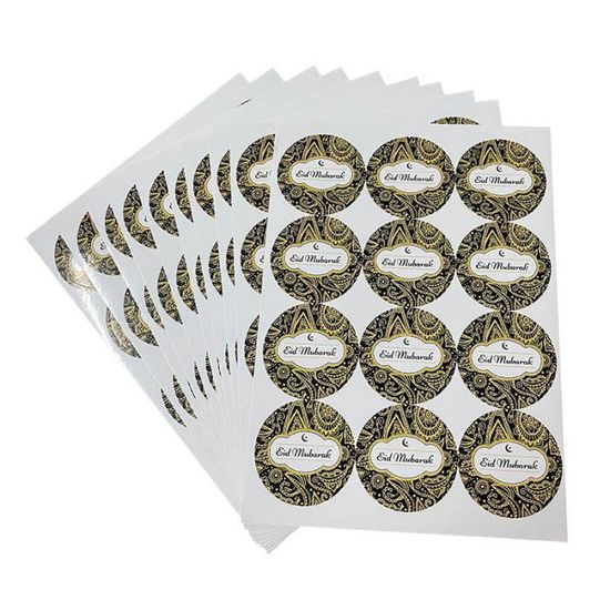 120 Autocollants Noël Kraft Ronds 4 Cm - 12 Motifs Festifs - Pour Emballage Cadeaux, Cartes, Déco - 8
