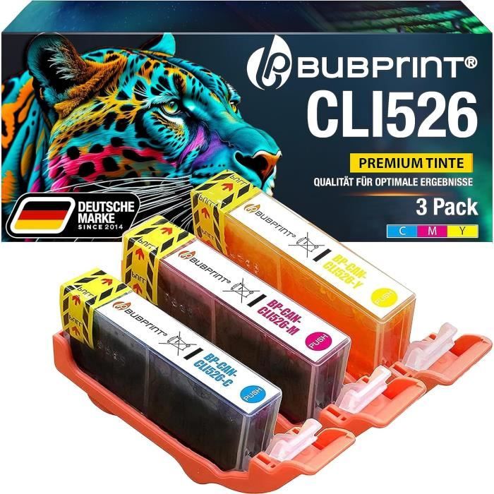 Lot De 10 Cartouches D'encre Compatibles Canon MP620 - Avec Puces Incluses - Multicolores