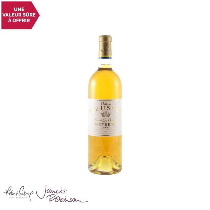 Château Rieussec Blanc 2002 - 75cl - Appellation AOC Sauternes - Vin Doux Blanc de Bordeaux - 17-20 Jancis Robinson - Cépages