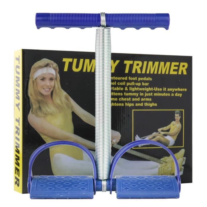Rameur élastique Appareil multifonction avec poignées à ressort élastique pour abdominaux jambes Fitness Yoga