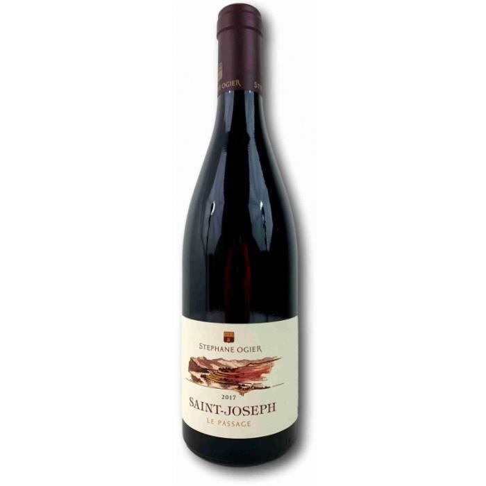 Vin rouge, St Joseph, Domaine M et S Ogier, le passage 2017 Rouge