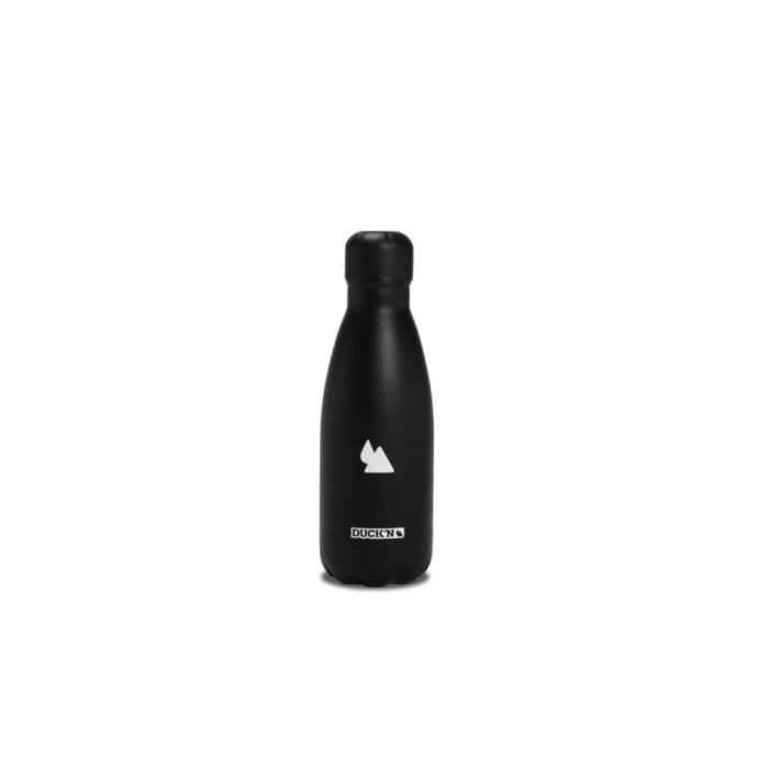 Bouteille Isotherme Full Black 350ML Full Black finition granite Duck'n