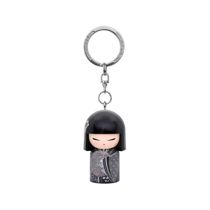 Porte clé Kokeshi Kimmidoll 5cm Mieko - Prosperous VERSION ANGLAISE