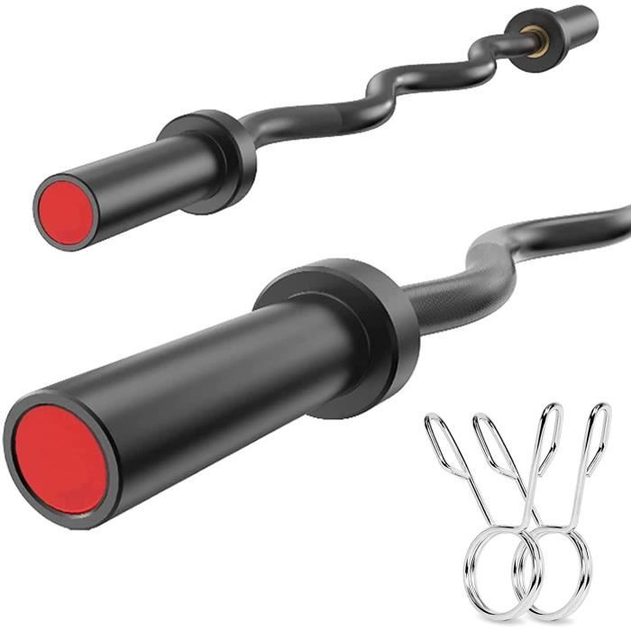 EEUK Olympique Barbell pour Disques de Poids de 2 Pouces, Barre D'haltères Professionnelle Barre D'entraînement 50 Mm de Hanging390