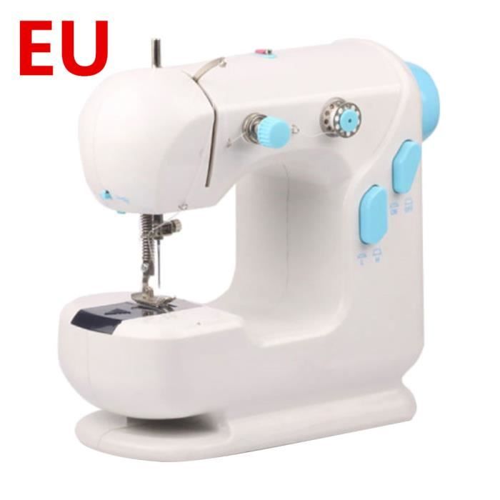 MACHINE A COUDRE,Machines à coudre pour masques bricolage,Mini Machine à coudre portative,Machine à coudre électrique,- EU