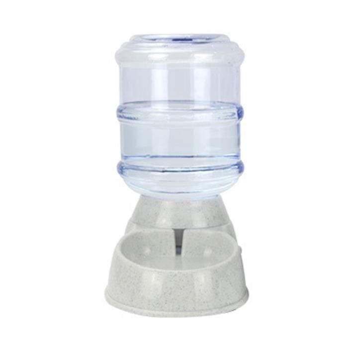 Ecuelle,Distributeur d'eau automatique pour chien 3.8L seau de stockage de nourriture distributeur de fontaine - Type Grey drinker