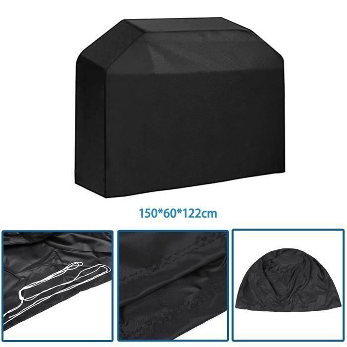 150x60x122 cm Housse Bâche Housse Barbecue Anti-poussière Étanche pour Grillman barbecue Grill Antirouille L43831