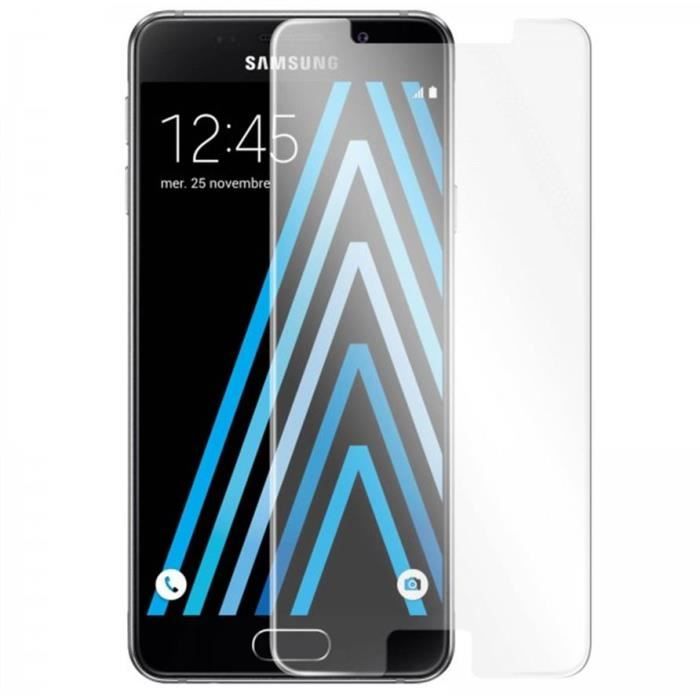 Film de protection écran en verre trempé incassable transparent antichocs Samsung Galaxy A3 2016 (A310)