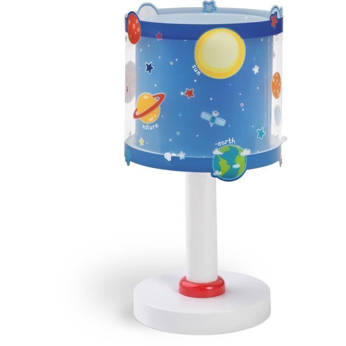 Lampe à poser enfant Planets - Bleu