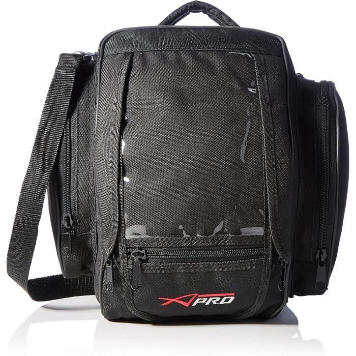A-Pro Réservoir Sac à Dos Moto Textile 5lt GEPA d'angle magnétique Noir A11