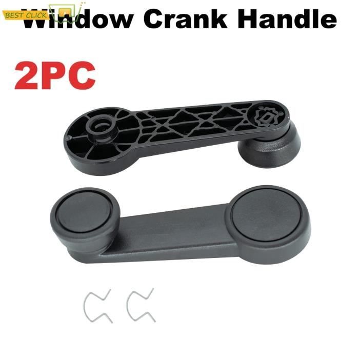 Lève-vitres,2 pièces voiture fenêtre enrouleur manivelle poignée pour Ford Transit Connect MK5 MK6 MK7 escorte Fiesta KA Focus MK1#B