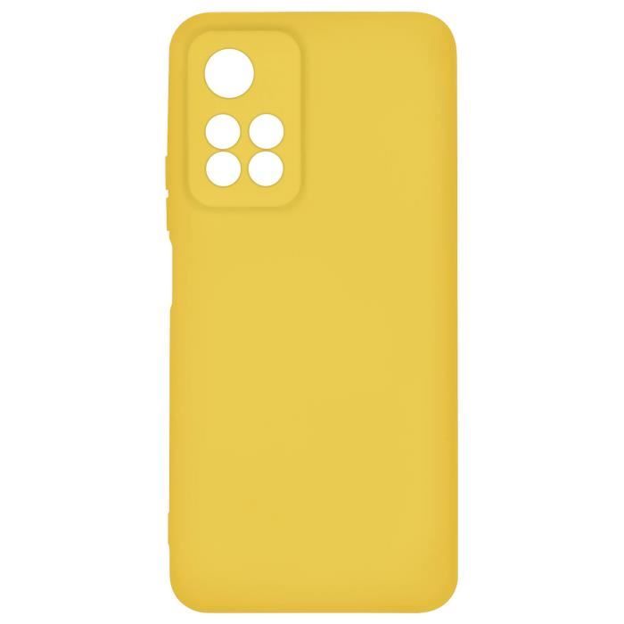 Coque Xiaomi Redmi Note 11 Pro Plus Silicone Semi-rigide Soft-touch Fine jaune