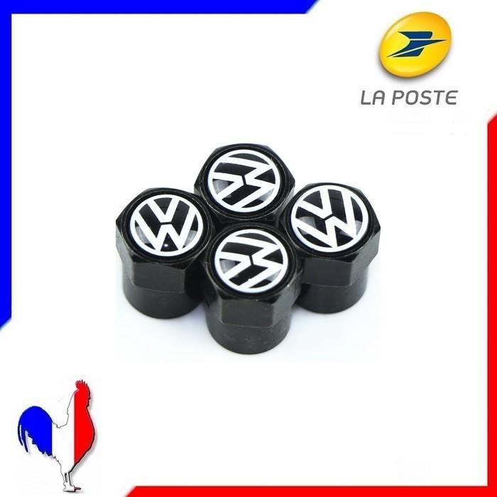 Bouchon de valve alu noir Volkswagen MS47 FR