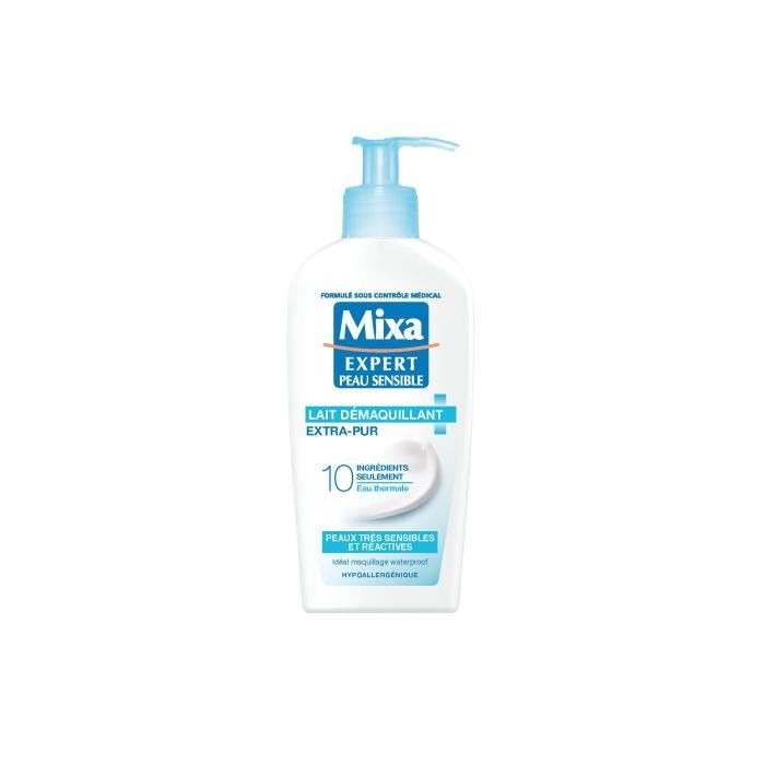 Mixa Lait démaquillant Extra-pur Apaisant 200ml