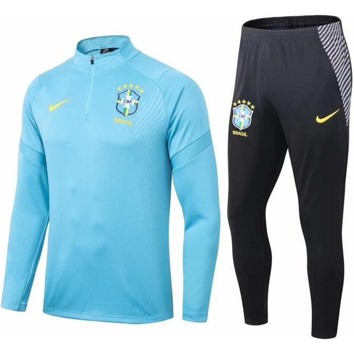 Nouveau Bresil Survêtement Maillot de Foot Survet Kit 2020 2021 Pas Cher pour Homme