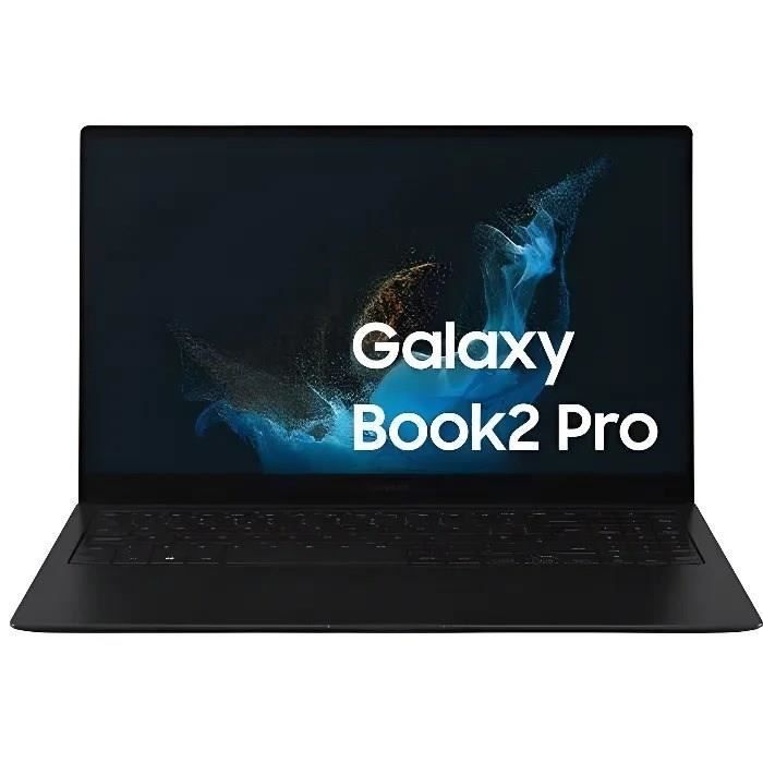 PC Portable Samsung Galaxy Book2 Pro NP950XED 15.6 Intel Core i7 16 Go RAM 512 Go SSD Anthracite