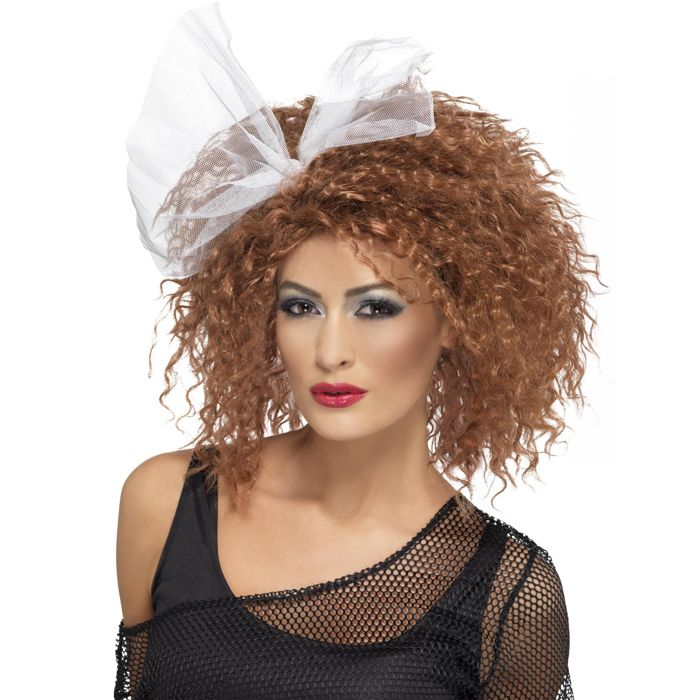 Perruque bouclée année 80 Taille Unique