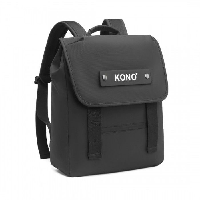 Sac à dos - KONO - Loisir Backpack - 34x11x40 cm - Imperméable - Compatible PC - Vintage Noir Sac à dos - KONO - Loisir Backpack - 34x11x40 cm - Imperméable - Compatible PC - Vintage Noir