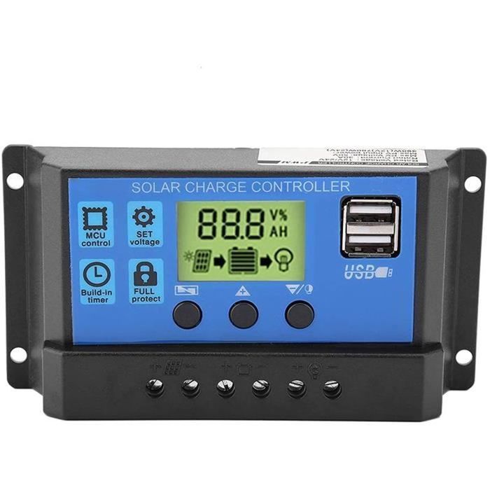 Ohm-Easy Kit Panneau Solaire 5W 12V avec régulateur 5A et Batterie