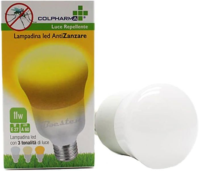 Ampoule LED 5W E27 Anti-insectes - Blanc Chaud - 230V - Marque Ledmaxx