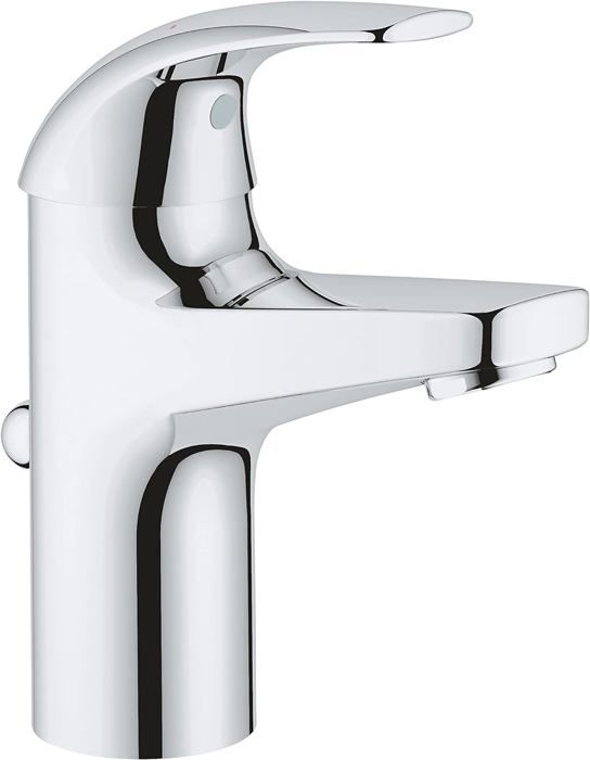 Robinet Lavabo GROHE Essence - Mitigeur Monocommande Chromé | Vidage Clic Clac Inclus | Installation Rapide