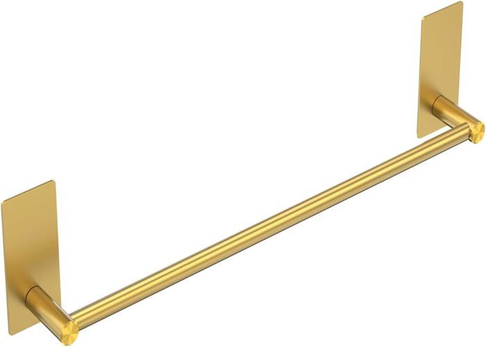Alyvisun Porte-Serviettes Sans Perçage Extensible 37-57,5 Cm – Acier Inoxydable Brossé – Adhésif Puissant Salle De Bain & Cuisine
