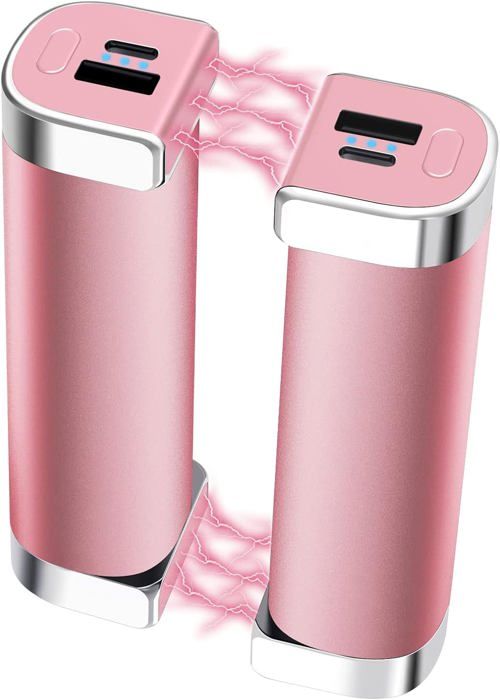 Chauffe-Mains Rechargeable USB Cat Paw Power Bank Chauffage Double Face Chauffe-Mains Réglable à