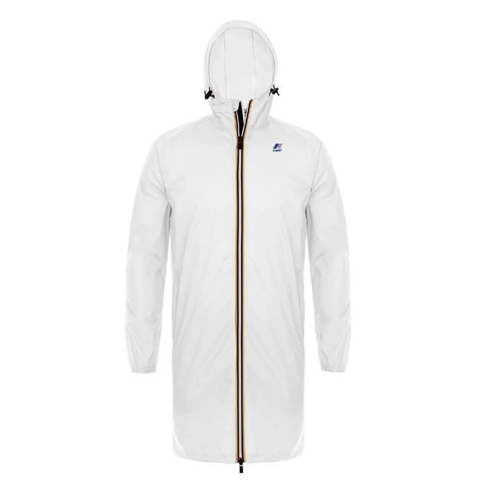 Coupe-vent Long Blanc Unisexe K-WAY Le Vrai Eiffel Blanc