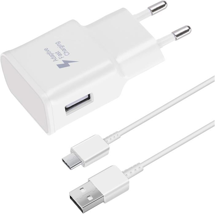 Chargeur 66W Rapide Supercharge Avec Câble USB-C 6A 1M