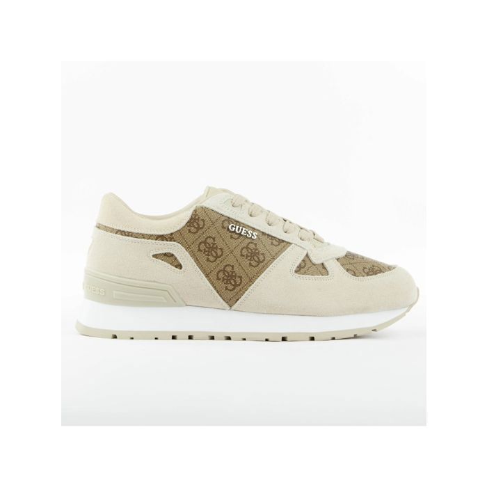 Basket Guess Homme Tresa Beige Synthétique