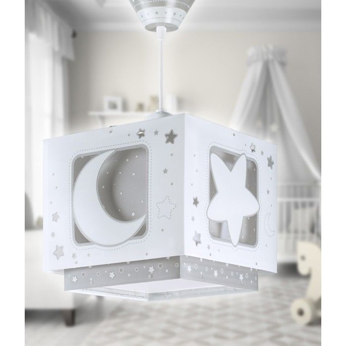 Dalber Lustre et lampe suspension enfant Moonlight lune et étoiles gris enfants Dalber Lustre et lampe suspension enfant Moonlight lune et étoiles gris enfants