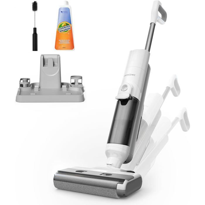 Proscenic F10 Ultra – Aspirateur balai sans fil laveur : 60 min 13 L nettoyage sec & humide - Nobrand