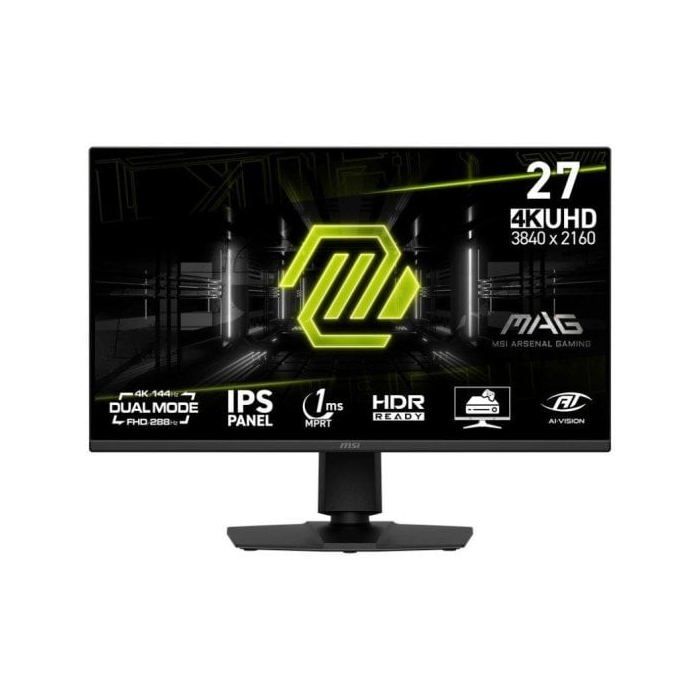 Monitor MSI MAG 275UPD E14 27 UltraHD 4K 144Hz IPS HDR Altavoces 1ms