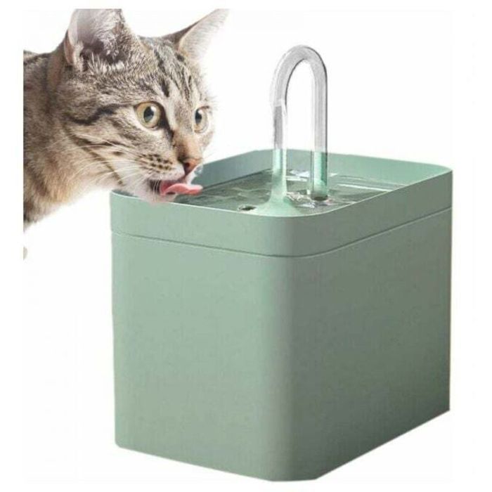 Fontaine À Eau pour Chat Ultra Silencieuse 1.5 L Fontaine A Eau Chat sans Fil Chat Fontaine deau pour Animaux De Compagnie av