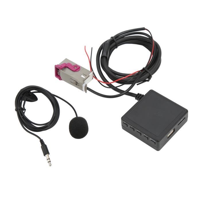 Adaptateur Bluetooth sans fil 32 broches, câble Aux Auto, Kit de