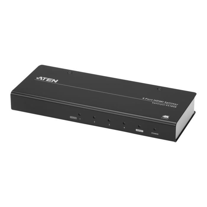 ATEN VanCryst VS184B Répartiteur vidéo-audio 4 x HDMI Ordinateur de bureau